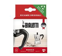Bialetti 800242 Spare Parts, Includes 1 Handle with Plug, Compatible with Moka Express 3/4 cups,Black