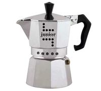 Bialetti Aeternum Coffee Maker Junior in Aluminum for 6 Cups Glossy Finish