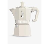 Bialetti Bialetti Moka Express Exclusive Three-Cup Aluminium Espresso Maker Cream