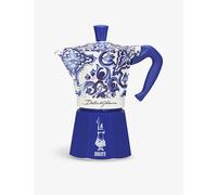 Bialetti Bialetti x Dolce & Gabbana Moka Express Six-Cup Aluminium Espresso Maker White / Blue