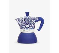 Bialetti Bialetti x Dolce & Gabbana Moka Induction Four-Cup Aluminium Espresso Maker White / Blue