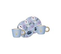 Bialetti Bridgerton 2 Cup & Saucer Set, 2 × 80 ml