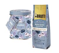 Bialetti Bridgerton Ground Coffee Tin + Bag 250g Royal Regency Flavour
