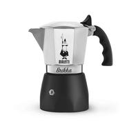 Bialetti Brikka Crema Aluminium Stovetop Coffee Maker 2 Cup Black