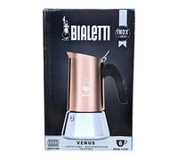 Bialetti Bronze Stainless Steel Moka Pot Venus - 6 Italian Espresso Cups