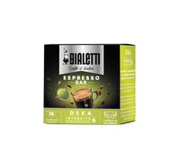 BIALETTI - Café Deka - 16 Capsules Mokespresso Caffè d'Italia - Balanced Coffee - Uncaffeinated - 100% Arabica