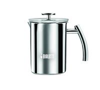 Bialetti Cappuccinatore Manual Milk Frother Stainless Steel Induction, 6 Cup,17x17x20.5 cm