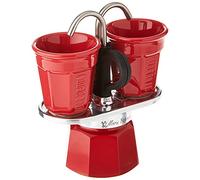Bialetti Coffee Maker, Aluminium, Red