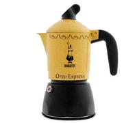 Bialetti Coffee Maker Orzo Express Aluminum 2 Cups with Filter Included
