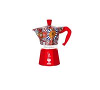 Bialetti Dolce & Gabbana Mocha Express 3 Cup Open Fire Espresso Maker (Coffee Maker, Mocha, Red)