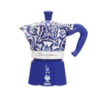 Bialetti Dolce & Gabbana Mediterranean Blue Moka Express Hob Espresso Coffee Maker