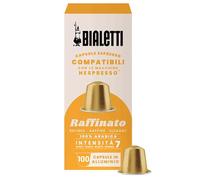 Bialetti Espresso Capsules Compatible with Nespresso Original - Italian Single Serve Pods, Raffinato Roast (Pack of 100)