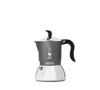 Bialetti Fiammetta Induction Coffee Maker, 2 Cups (100 ML), Suitable for All Cookers, Elegant Design, Grey