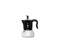 Bialetti Fiammetta Induction Coffee Maker, 4 Cups (150 ML), Suitable for All Cookers, Elegant Design, Black