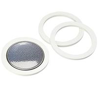 Bialetti Gasket and Aluminum Filter for 6 Cups Venus, Musa, Kitty Models