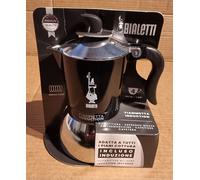 Bialetti Induction Coffee Maker, 4 Cups Fiammetta Aluminium/Steel in Black - New