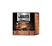 Bialetti Instant Espresso Pods - Hazelnut Roast, Compatible with Gioia Machines, Single Serve Capsules, Rich Italian Flavor (12 Count)