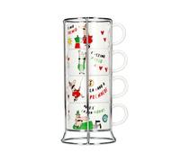 Bialetti L'Omino Italiano Cup Multicolour Cappuccino 4 pc(s)