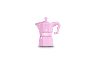 Bialetti Mocha Pot, Metal, Pink, Standart