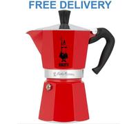 Moka pot Bialetti Moka Express Red 3 cups