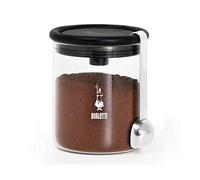 Waste-preventing glass coffee jar Bialetti