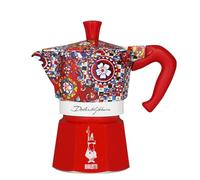 Bialetti Moka Express 0005329 Italian Coffee Maker 6 Cups D and G Red