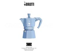 Bialetti Moka Express 1 Cup Cielo Stellato Blue Ceramic Aluminum Stove Top