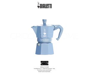 Bialetti Moka Express 1 Cup Cielo Stellato Blue Ceramic Aluminum Stove Top
