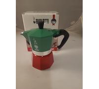 Bialetti Moka Express 3 Cup Tricolore Moka Pot Espresso Maker 130ml