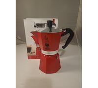 Bialetti Moka Express 6 Cup Red Moka Pot Espresso Maker 270ml