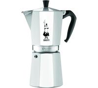 Bialetti Moka Express Aluminium Stovetop Coffee Maker (12 Cup), Silver