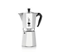 Bialetti Moka Express Aluminium Stovetop Coffee Maker (18 Cup), Silver