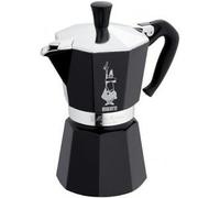 Bialetti Moka Express Black Caffettiera, Alluminio, 1 Tazza, Nero, 30 x 20 x 15