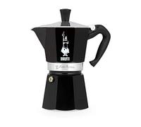 Bialetti Moka Express Black Caffettiera, Alluminio, 1 Tazza, Nero, 30 x 20 x 15 cm