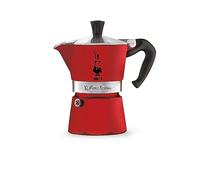 Bialetti Moka Express Red Caffettiera in Alluminio, 1 Tazza, Rosso,30 x 20 x 15 cm