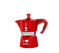 Bialetti Moka Express I Love Coffee Mocha pot 0.13 L Red