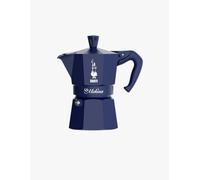 Bialetti Moka Express Iconic Italian Stovetop Espresso Maker (Blue, Half Cup)