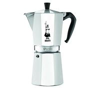 Bialetti - Moka Express: Iconic Stovetop Espresso Maker Makes Real Italian Coffee, Moka Pot 12 Cups (670 ml), Aluminium, Silver