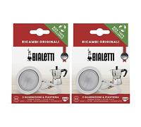 Bialetti Moka Express Replacement Filter/Gasket Set, 3 Cup (Pack of 2)