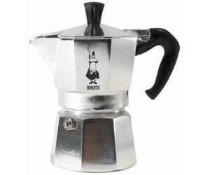 Bialetti Moka Express Restyling Coffee Maker, Model 0001166, Chrome Color