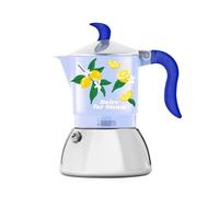 Bialetti Moka Fiammetta Induction Dolce Far Niente Coffee Maker 2 Cups, Blue