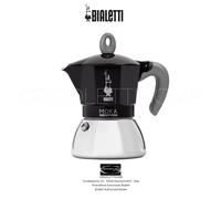 Bialetti Moka Induction Black 4 Cups / 150 ML - Retailer