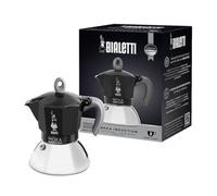 Bialetti New Moka Induction Induction Coffee Maker, 2 Cups, 90 milliliters, Aluminium, Black