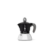 Bialetti - Moka Induction Coffee Maker, Suitable for all types of hobs, 2 Espresso Cups (100 Ml), Black