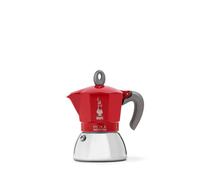 Bialetti - Moka Induction Moka Pot Suitable for all Types of Hobs 4 Cups Espresso (5.7 Oz) Red