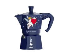 Bialetti Moka Special Edition Starry Sky Coffee Maker, Cupid Blue, 3 Cups, Aluminium, Manual, Preparation of Espresso Coffee, Classic Design, 130 ml