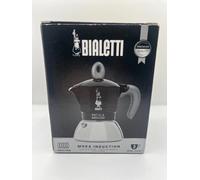 Bialetti New Moka Induction Induction Coffee Maker, 2 Cups, Black New
