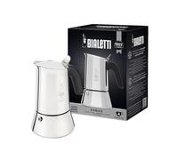 Bialetti Venus Induction Stove-top Coffee Maker, Silver