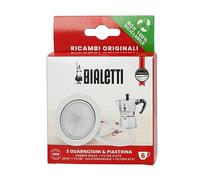 BIALETTI GASKET FILTER KIT FOR 6 CUP MOKA POT STOVE TOP COFFEE BREWER