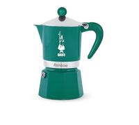 Bialetti Rainbow Moka Pot - 3 Cup Espresso Maker With Safety Valve - Schiaccianoci Limited Edition - Green Italian Stovetop Coffee Maker